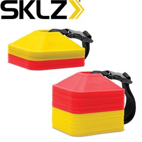 SKLZ 축구콘 체력 측정 훈련 반환점 스킬즈 미니콘 2컬러 20ea/50ea, 50PK(옐로우25개+레드25개세트), 1개