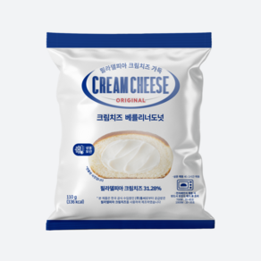 [당일배송] 크림치즈 베를리너 도넛, 1개, 110g