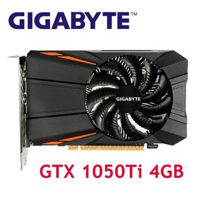 그래픽카드 기가 바이트 GTX 1050Ti 4GB GPU 비디오 카드 128Bit nVIDIA 그래픽 Gefoce 1050 Ti Hdmi VGA 맵 GDDR5 중고