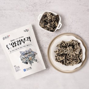 손수식품 손수고 한입 김부각, 40g, 6개