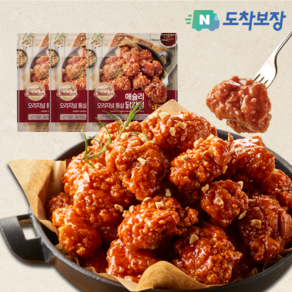 [도착] 애슐리 오리지널 통살 닭강정 3팩x500G 양념 순살 치킨 가라아게 312935