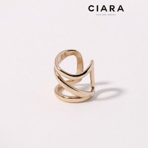 CIARA 14K Leici 스테튜셰입 이어커프스 귀걸이(GoldPlated)