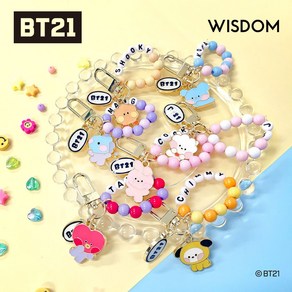 BT21 Minini 미니니 메탈키링 가방 열쇠고리 키홀더 코야 알제이 슈키 망 치미 타타 쿠키