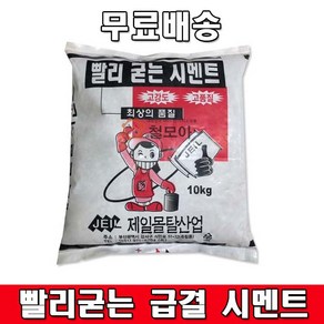 빨리굳는 급결 몰탈 시멘트 초속경 제일 10kg 고강도 보수공사, 1개