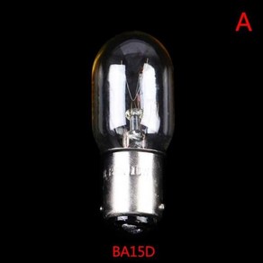 미싱 재료 미싱기 재단 재봉틀 전구 백열 램프 LED 냉장고 재봉틀품 B15 E14 15W 220V, [01] A, 1개