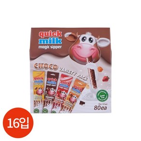 퀵 밀크 버라이어티 팩 30g x 16개, 1개