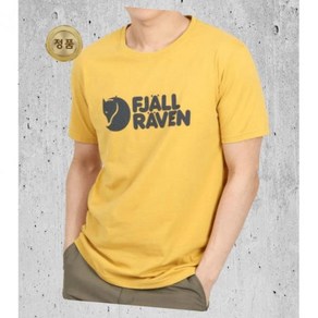 매장정품 피엘라벤 FJALLRAVEN 24 남성 로고 티셔츠 오커 87310160 LOGO T-SHIRT M OCHRE 1671229