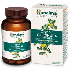 <해외> 히말라야 유기농 고크슈라 트리뷸러스 60정 Himalaya Oganic Gokshua Tibulus, 1개