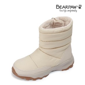 [정품] 베어파우 겨울 털부츠 털슬리퍼 양털신발 방한화 양털모카신 (BEARPAW) 여성 패딩 크림 부츠 EMILIA K2956037QD-W