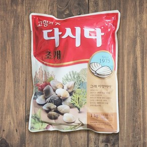 CJ 제일제당 고향의 맛 다시다 조개 1kg, 1개