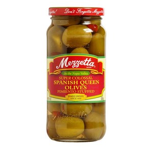 Mezzetta Spanish Queen Olives 슈퍼 콜로설 스패니쉬 퀸 올리브 283g 1개