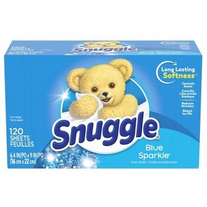 미국 스너글 건조기 드라이 시트 블루 스파클 2개x120개입 Snuggle Fabric Softener Dryer Sheets Blue Sparkle