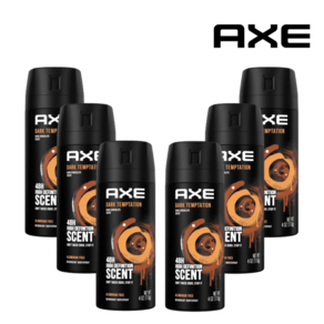 AXE 악스 데오드란트 다크템테이션 스프레이 150ml 6개