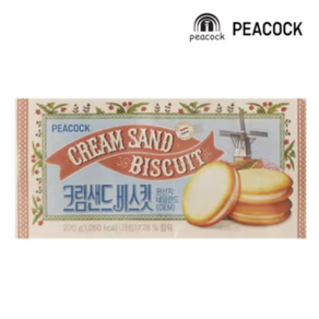 피코크 크림샌드비스킷 200g 2 총 400g, 2개