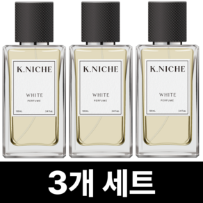 케이니치 화이트 여자 향수 오드퍼퓸, 3개, 100ml