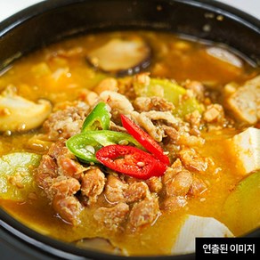 차돌된장찌개 캠핑음식 밀키트 백년찬방, 1개, 350g