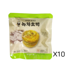 추억의 맛조은 녹차호떡(개별포장), 10개, 80g