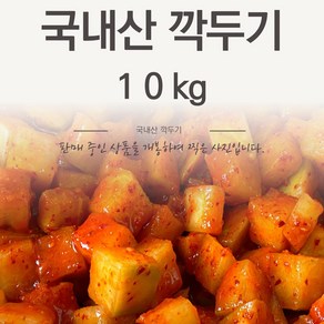 국내산 깍두기 10kg 업소용 대용량 깍두기 식자재