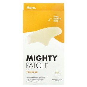 Hero Cosmetics Mighty 패치 이마 5가지 하이드로콜로이드 패치