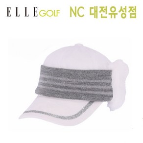 엘르골프 귀달이 밴드형 글리퍼 포인트 캡 TRN6I87408 화이트 NC대전유성