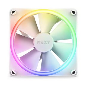 NZXT F120 RGB DUO Matte White (1PACK) 시스템 케이스 쿨러, 1개