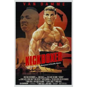 노 브랜드 KICKBOXER 영화 Jean-Claude Van Damme Rochelle Ashana Dennis Chan SILK 포스트 벽 그림, no fame