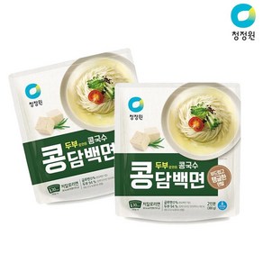 베스트식품 청정원 콩담백면 콩국수 380g x4개, 4개