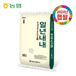 [대야농협] ㅁ [24년햅쌀] 일년내내 상등급 쌀 10kg, 1개, 상세 설명 참조