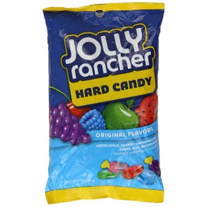 Jolly Ranche Had Candy in Oiginal Flavos-Peg Bag 오리지널 맛의 Jolly Ranche 하드 캔디 - 페그 백 7온스 백(2개 팩, 7 Ounce (Pack of 2), 198g, 2개