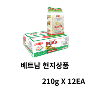 베트남 ACECOOK PHU HUONG 푸흥 쌀국수 대용량 연회용, 12개, 210g