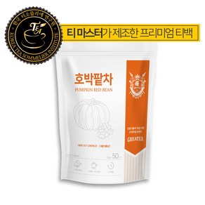 그래이티 저온로스팅 국산 호박팥차 삼각티백, 1개, 50개입, 1.5g
