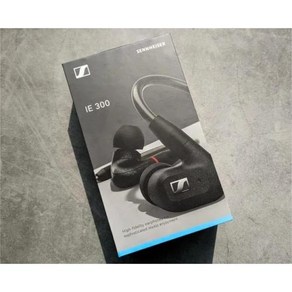 인이어 HIFI 스포츠 IE 300 헤드셋 이어버드 유선 오디오 애호가 헤드폰 분리형 SENNHEISER 케이블 이어폰, Black, 1) Black