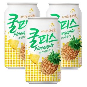 동원 쿨피스 파인애플맛350ml x 48캔(24캔 2박스), 48개, 350ml