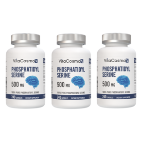 VitaCosmoX Phosphatidylseine 포스파티딜세린 500mg, 3개, 240정