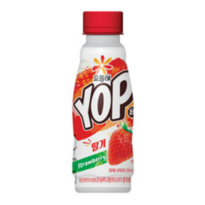 빙그레 요플레 욥 yop 12개입 딸기 드링킹요거트, 12개, 200ml