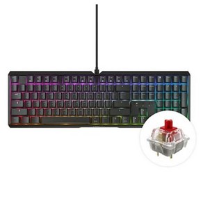 체리키보드 MX 3.1 RGB MX2A 축 게이밍 기계식 키보드, 적축, 블랙, G80-3890HJAKR-2