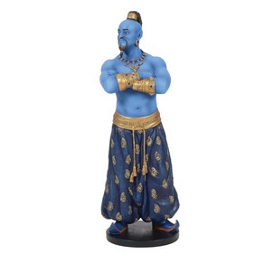 Enesco Disney Showcase Aladdin Genie Figuine 3.76 Inch Multi 에네스코 디즈니 쇼케이스 알라딘 지니 인형 3.76인치 멀티컬, 1개