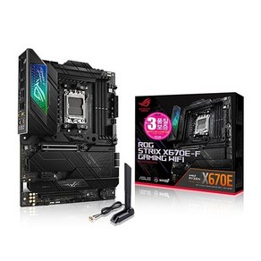 ASUS ROG STRIX X670E-F GAMING WIFI STCOM 에이수스 컴퓨터 게이밍 PC 메인보드 AMD CPU추천 MainBoad, 선택하세요