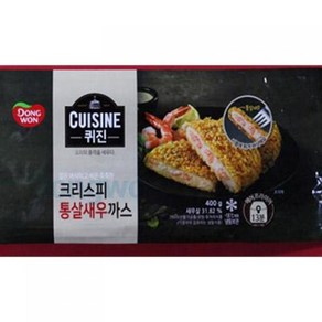 동원 퀴진 크리스피 통살새우까스 400g, 1개