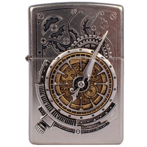 ZIPPO 지포라이터 STEAMPUNK CLOCK NA 오일포함