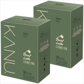 카누 디카페인 라떼 스틱커피, 13.5g, 30개입, 2개