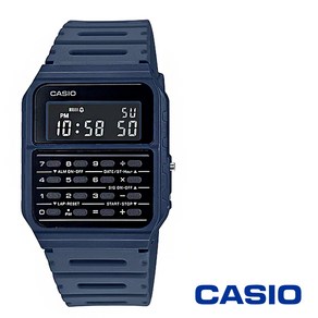 [CASIO] 카시오 CA-53WF-2B 공용 우레탄 데이터뱅크 계산기 시계