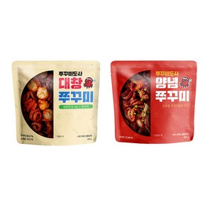 쭈꾸미도사 대창쭈꾸미 320g + 양념 쭈꾸미 320g 총 2팩, 2개