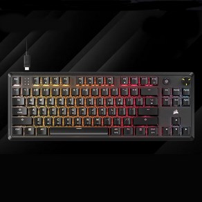 커세어 K70 RGB CORE TKL 텐키리스 게이밍 기계식 키보드 적축, 단품, 단품