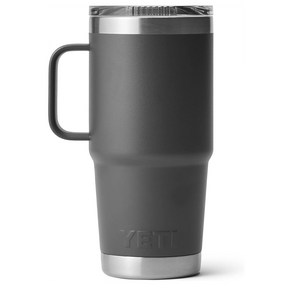 YETI 예티 램블러 트래블 머그 손잡이 텀블러 30oz, 차콜, 1개