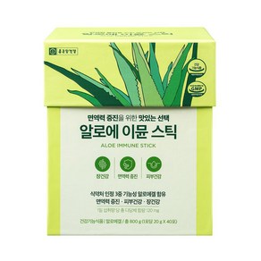 [종근당건강] 알로에 이뮨 스틱 (20g x 40포)