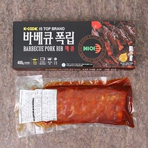 케이쿡 매콤바베큐 폭립 400g x 3팩, 3세트