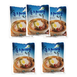 맛있는 물냉 비냉 재료모음 / 냉면육수 참설악 동치미육수, 5개, 330g