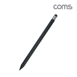 IH131 Coms 스마트폰 태블릿 PC 터치펜 원형 연필형 15cm 블랙