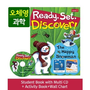 Ready Set Discover! Level. 1: The Happy Snowman(SB+Multi CD+AB+Wall Chart)